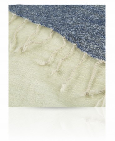 Палантин Женский ZW.EMB/BLEU.GREY